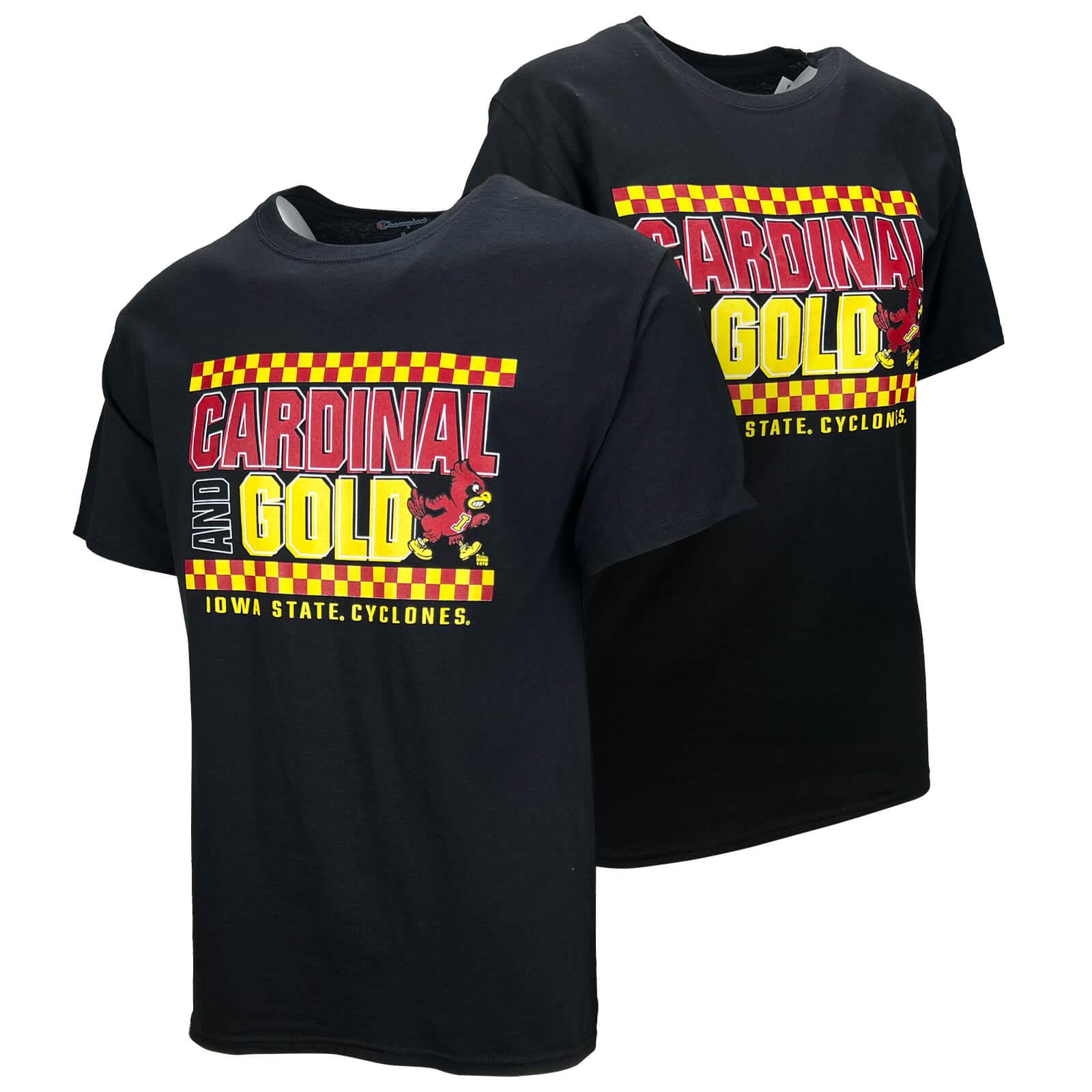 Black and gold champion shirt hot sale